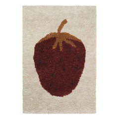 Ferm Living Kids - Fruiticana Strawberry Wool Rug