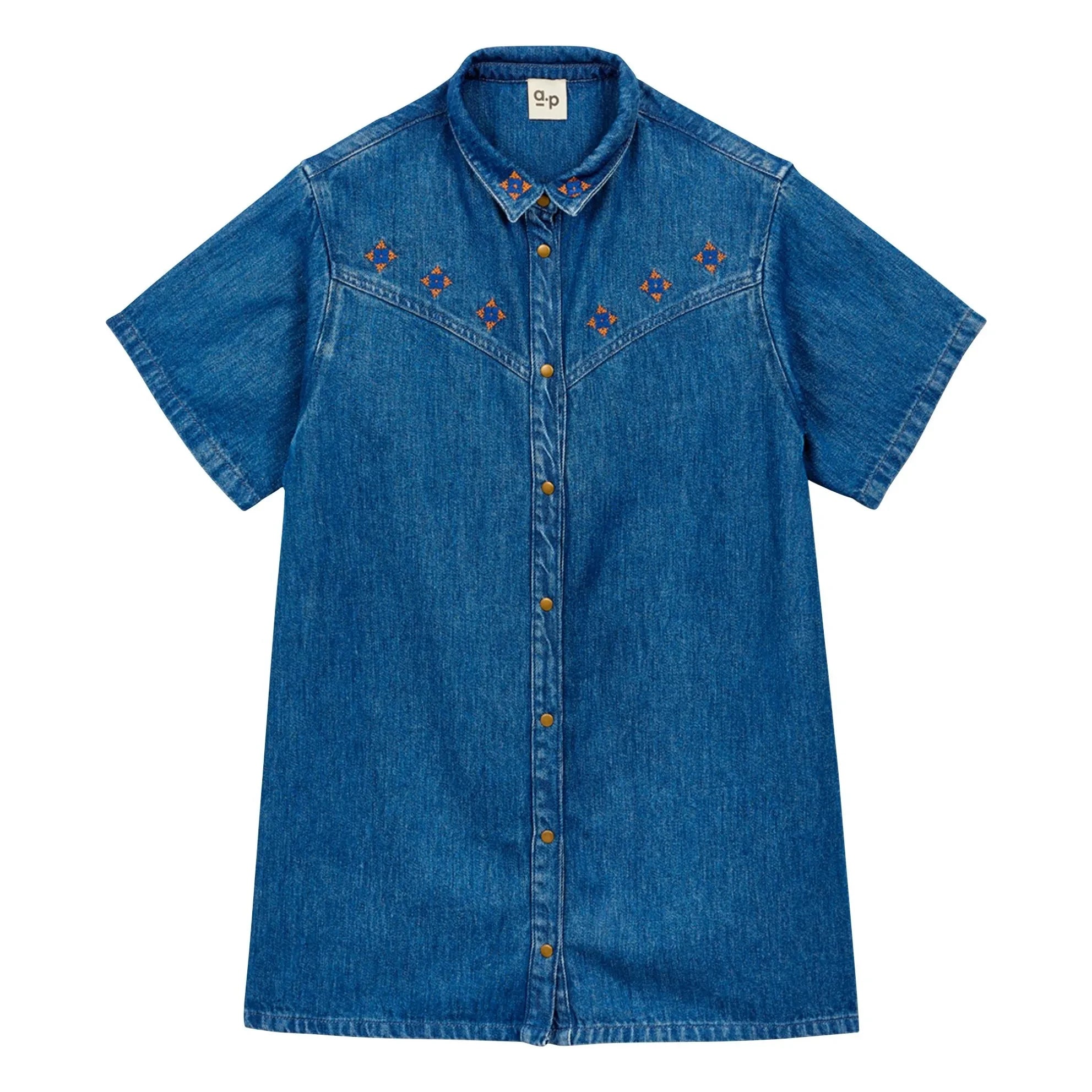 a.p - Bleach Denim Dress | Bleached Denim