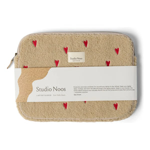 Studio Noos - Heart-Shaped Laptop Case | Ecru