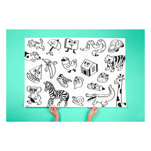 Omy - Large Coloring Poster My First Art Poster