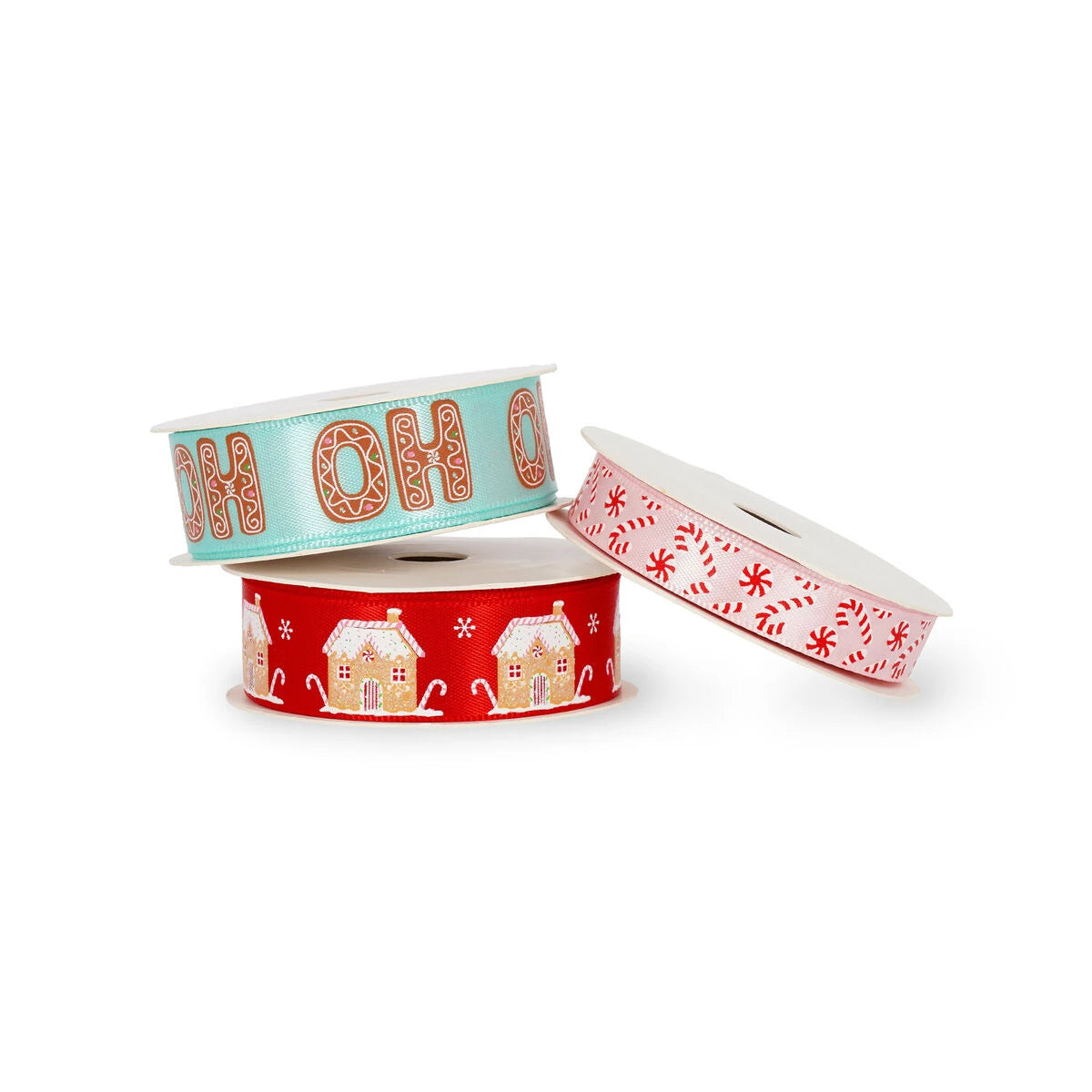 Legami - Set of Three Decorative Ribbons - Gingerbread House