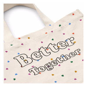 Molo - Organic Cotton Heart Tote Bag | Ecru