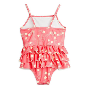 Mini Rodini - Flying Stars Recycled Fibres Swimsuit | Pink