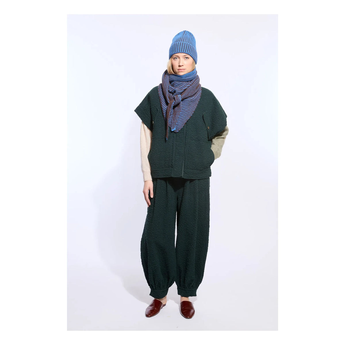 Mapoésie - Triangle Alfred Wool and Cashmere | Navy