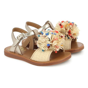Pom d'Api - Sandaletler Ponpon | Beige