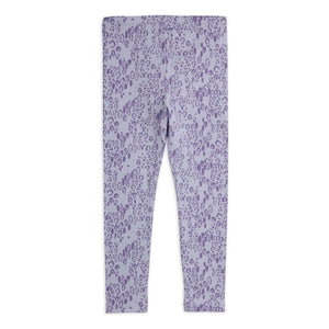 Mini Rodini - Organic Cotton Leopard Leggings | Mauve