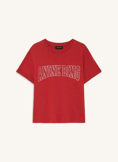 Anine Bing - Shelley Cotton T-Shirt | Red
