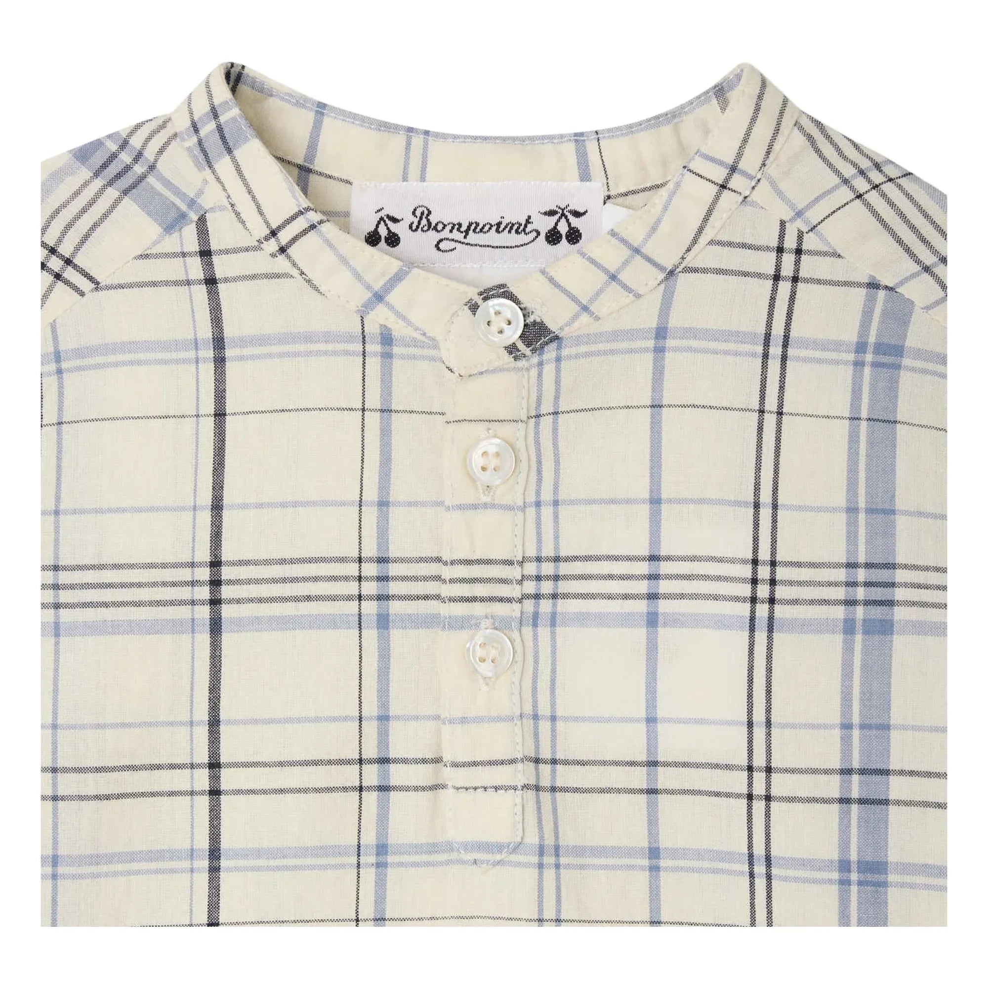 Bonpoint - Cesari Checkered Shirt | Ivory