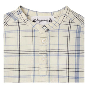 Bonpoint - Cesari Checkered Shirt | Ivory