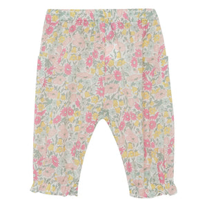 Tartine et Chocolat - Liberty Ruffled Pants | Yellow