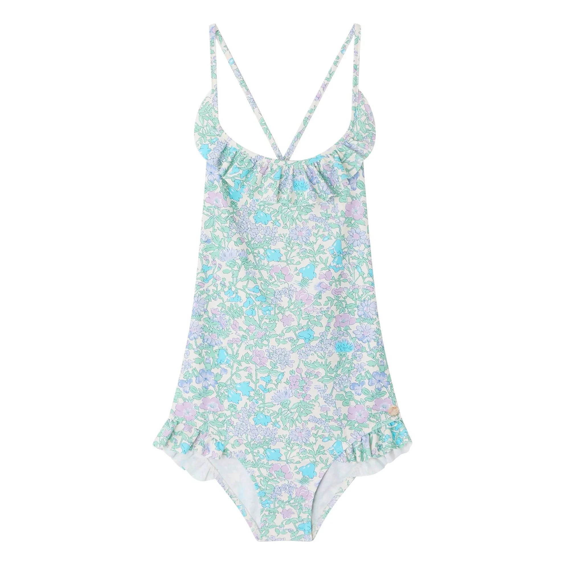 Bonpoint - Lacy Liberty Swimsuit Geri Recycled Fibers | Green Water