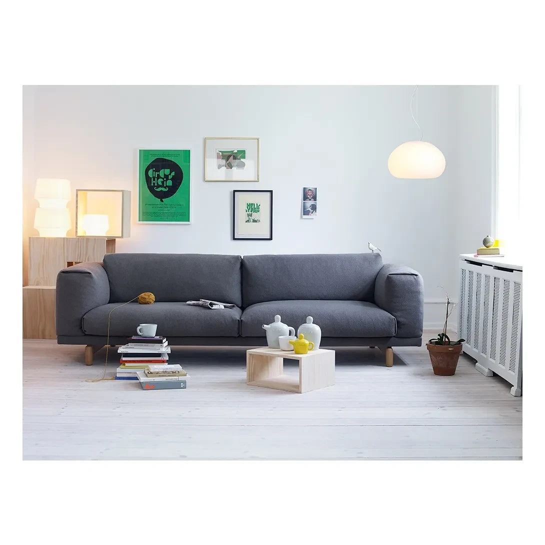 Muuto - Rest 3-Seater Sofa | Dark Gray