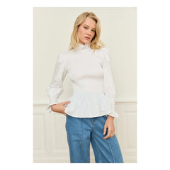 Maria de la Orden - Aleria Blouse | White