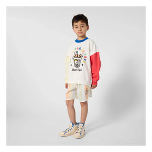 Kenzo - Happy Sweet Striped Shorts | Pale yellow