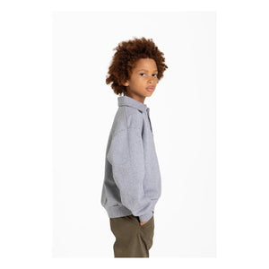 Hundred Pieces - Phoenix Pretzel Organik Pamuk Polo Shirt | Heather grey