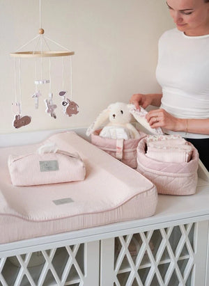 Cam Cam - Classic Striped Changing Pad | Pink