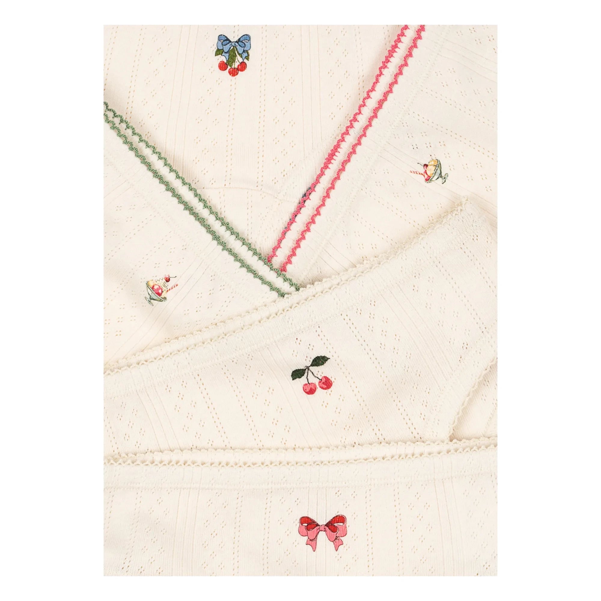 Konges Sløjd - 5-piece Minna Organic Cotton Underwear Set | Ecru