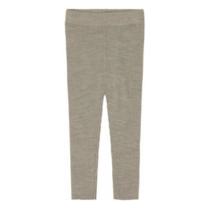 FUB - Fine Merino Wool Leggings | Heather Beige