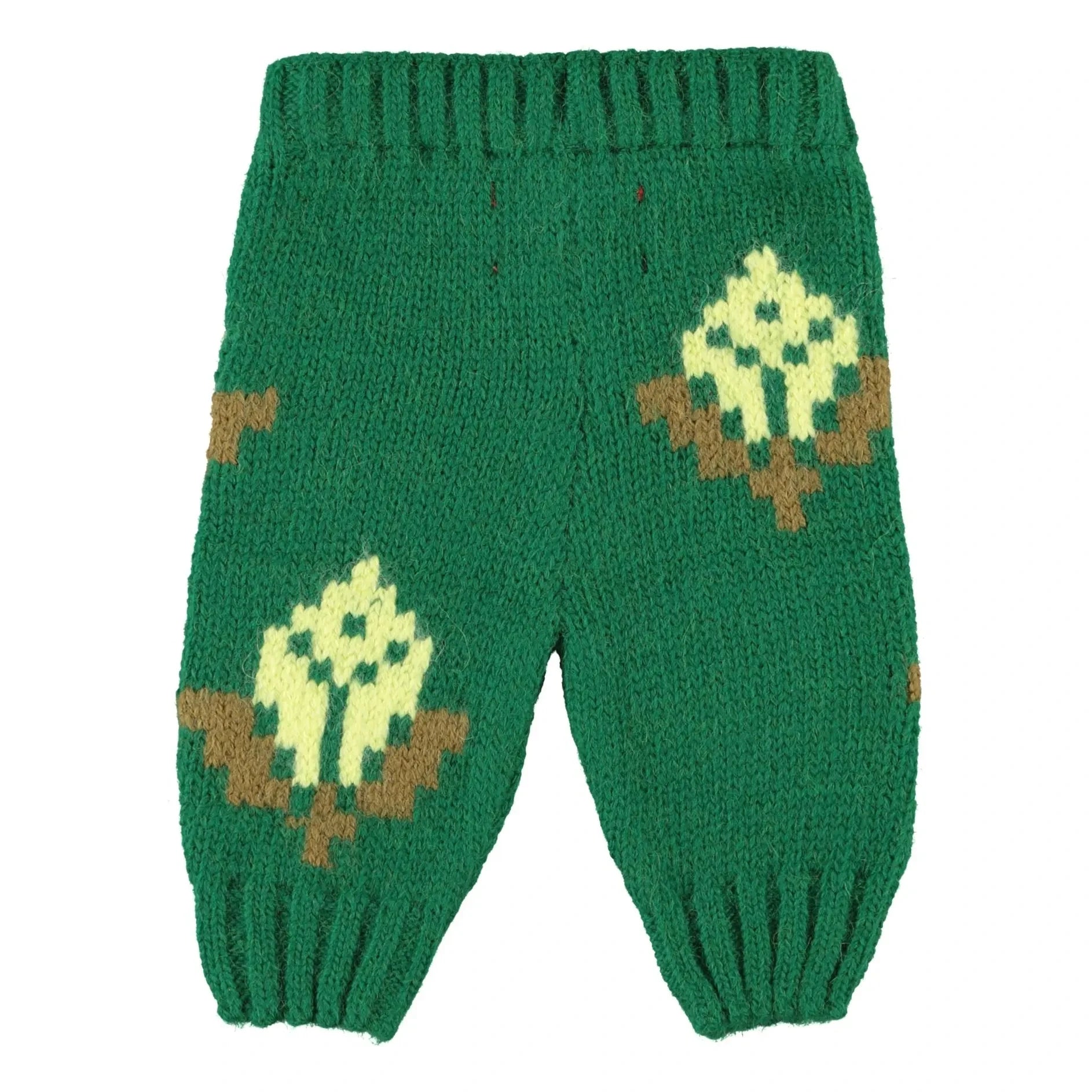 Piupiuchick - Floral Mesh Leggings | Green