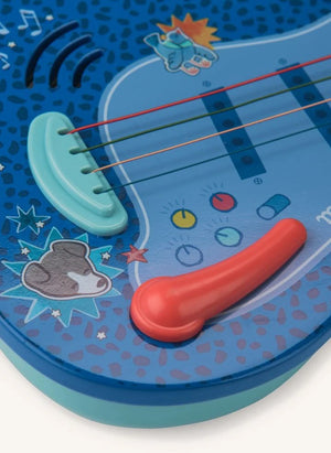 Moulin Roty - Electric Guitar - Puce & Pilou | Blue
