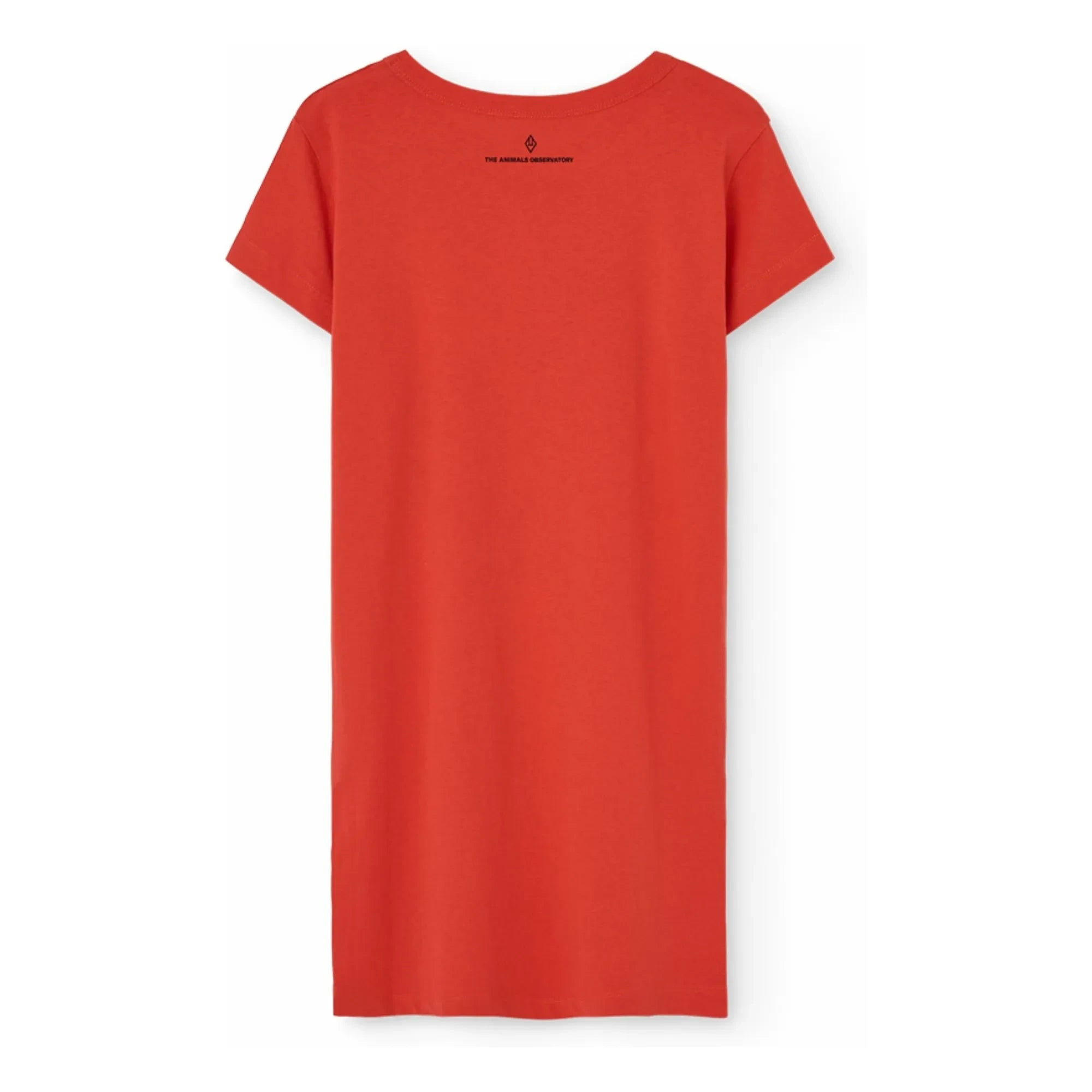 The Animals Observatory - Gorilla My Friends Organic Cotton Dress | Red