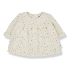 1+ in the family - Elke Recycled Material Dress | Ecru