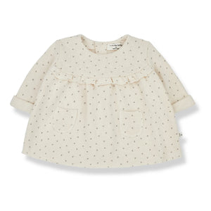 1+ in the family - Elke Recycled Material Dress | Ecru