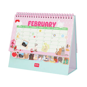 Legami - Desk Calendar with Stickers - 2027