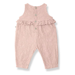 1+ in the family - Siurana Embroidered Overalls | Dusty Pink