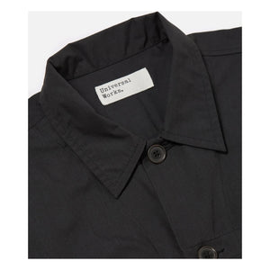 Universal Works - Geri Dönüştürülmüş Elyaf Tech Overshirt | Siyah