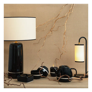 Maison Sarah Lavoine - Sicilia Table Lamp H60cm | Black Turnip