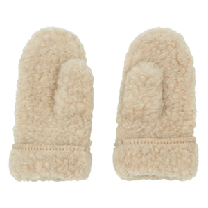 Alwero - Shearling Gloves | Beige