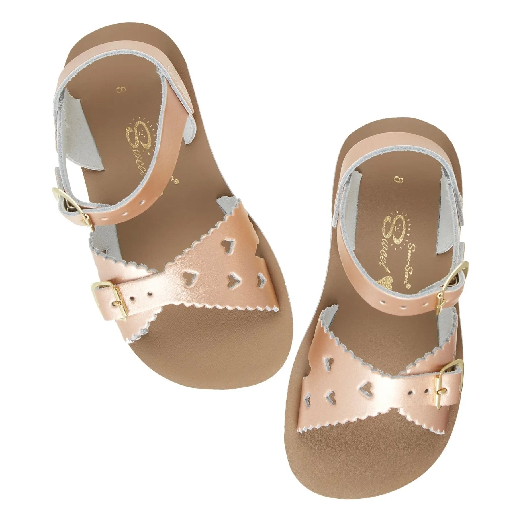 Salt-Water - Sweetheart Waterproof Leather Sandals | Rose Gold