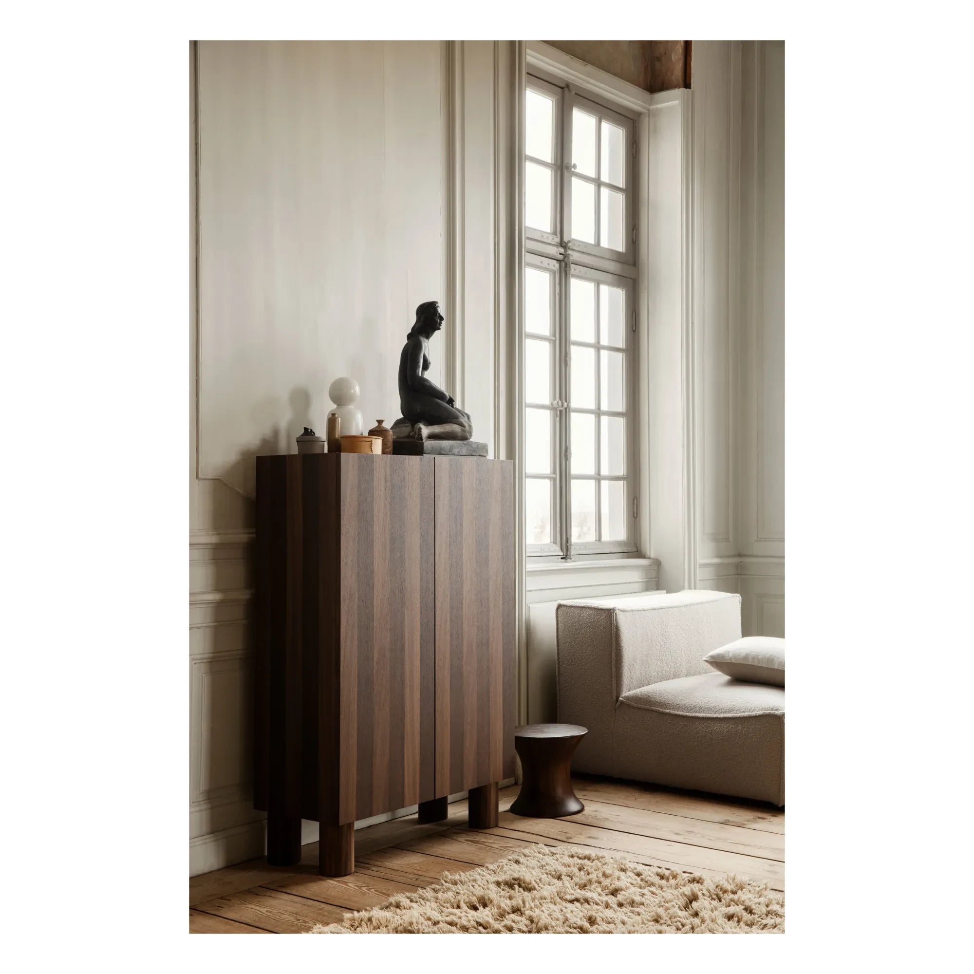 Ferm Living - Post Wooden Console - FSC | Smoked Oak