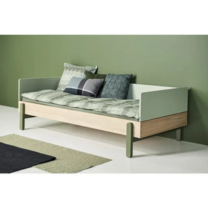 Flexa - Head and Foot End Popsicle Oak Bed 90x200cm | Green