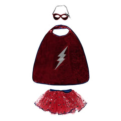 Great Pretenders - Superhero Costume - Tutu, Cape, and Mask
