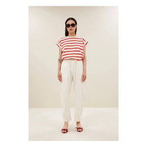 By Bar - Tobi Cotton Sailor T-Shirt | Red