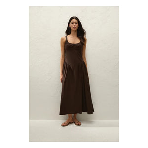 Faithfull the Brand - Marcella Cotton Dress | Coffee