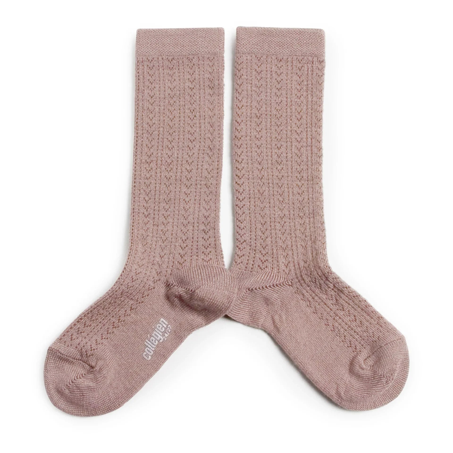 Collégien - Adèle Merino Wool Socks | Powder Pink