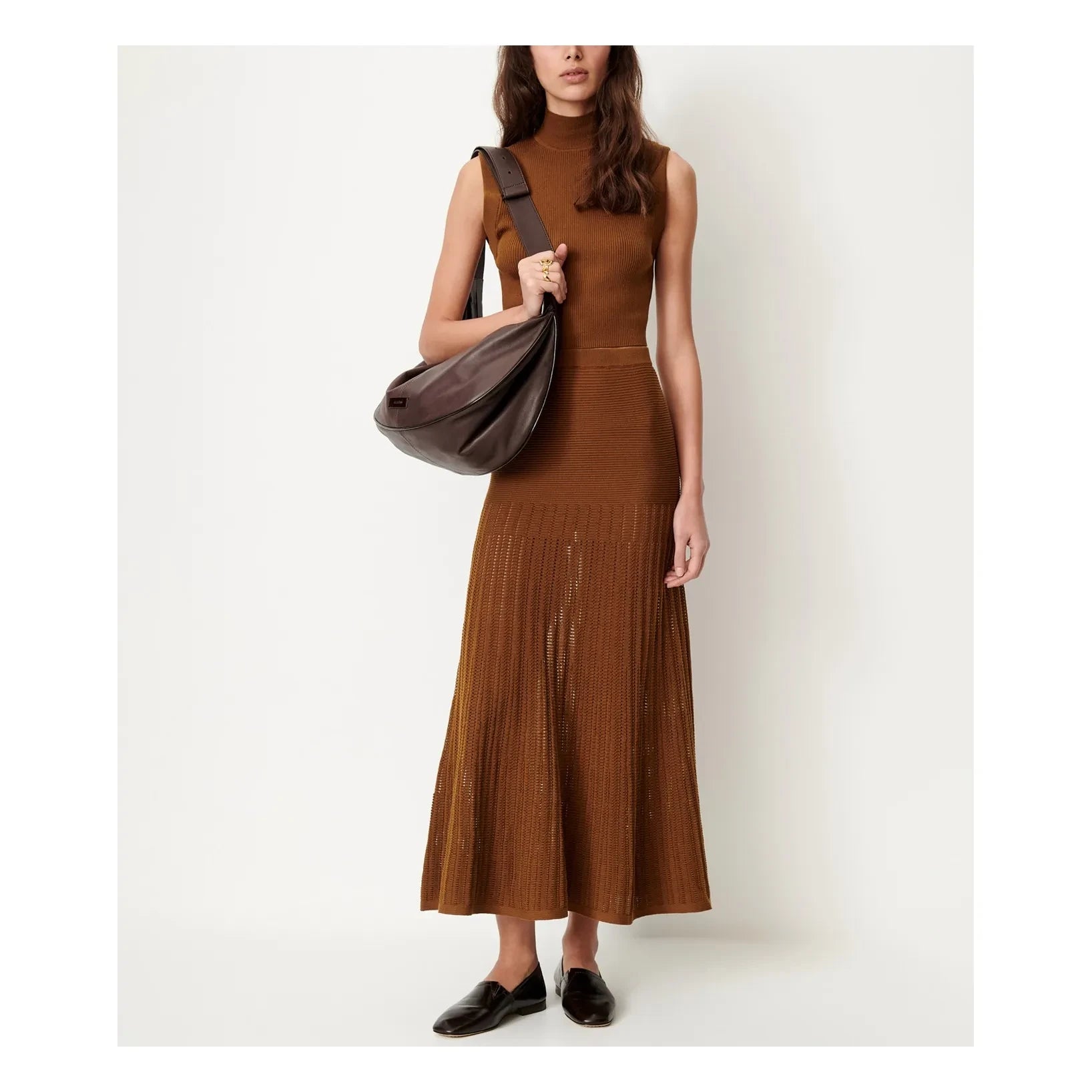 Sessùn - Aura Skirt Organic Cotton | Bronze