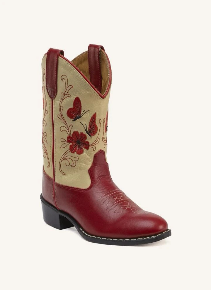 Bootstock - Bloom Cowboy Boots | Red
