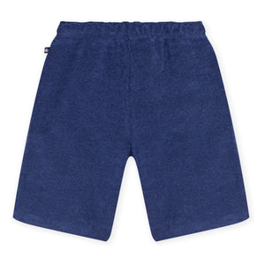 Petit Bateau - Solid Sponge Bermuda Shorts | Navy
