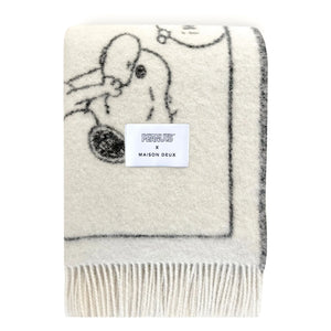Maison Deux - Peanuts Atkı | Siyah