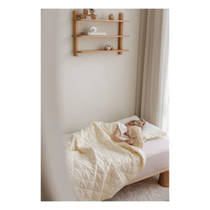 Soft Spot - Pink Rose Organic Cotton Elastic Fitted Sheet | Light Pink