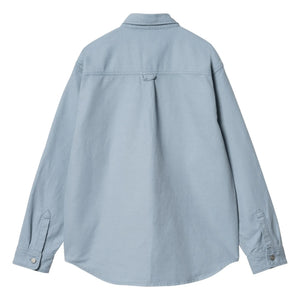 Carhartt WIP - Walter Cotton and Linen Overshirt | Gray Blue