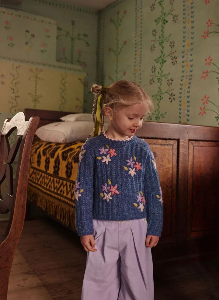 Louise Misha - Zuzanna Wool Sweater | Blue