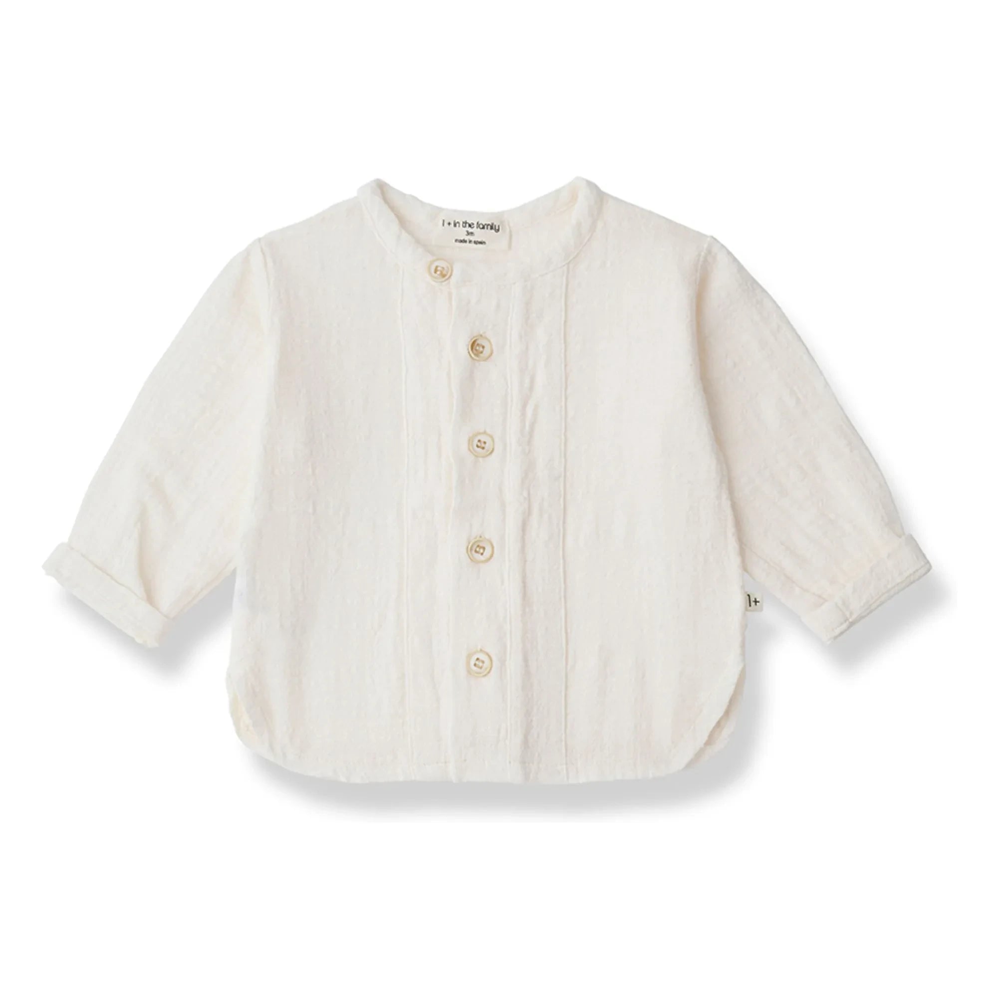 1+ in the family - Kurta Pubol Mousseline | White