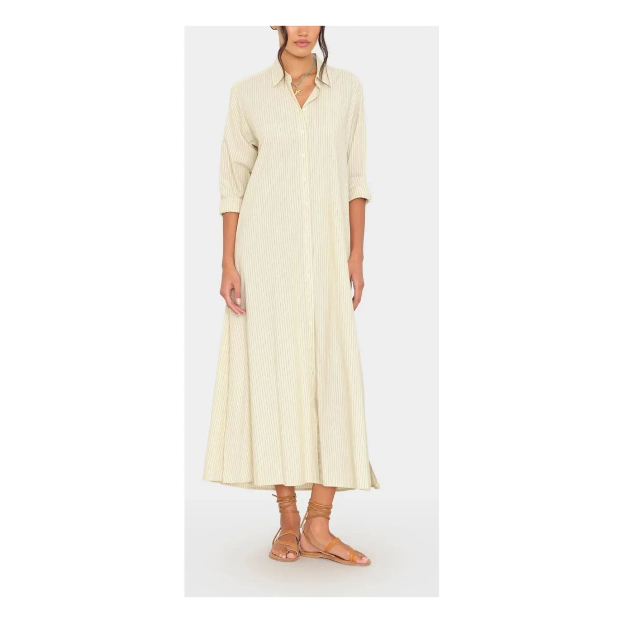 Xirena - Boden Striped Dress | Citrine