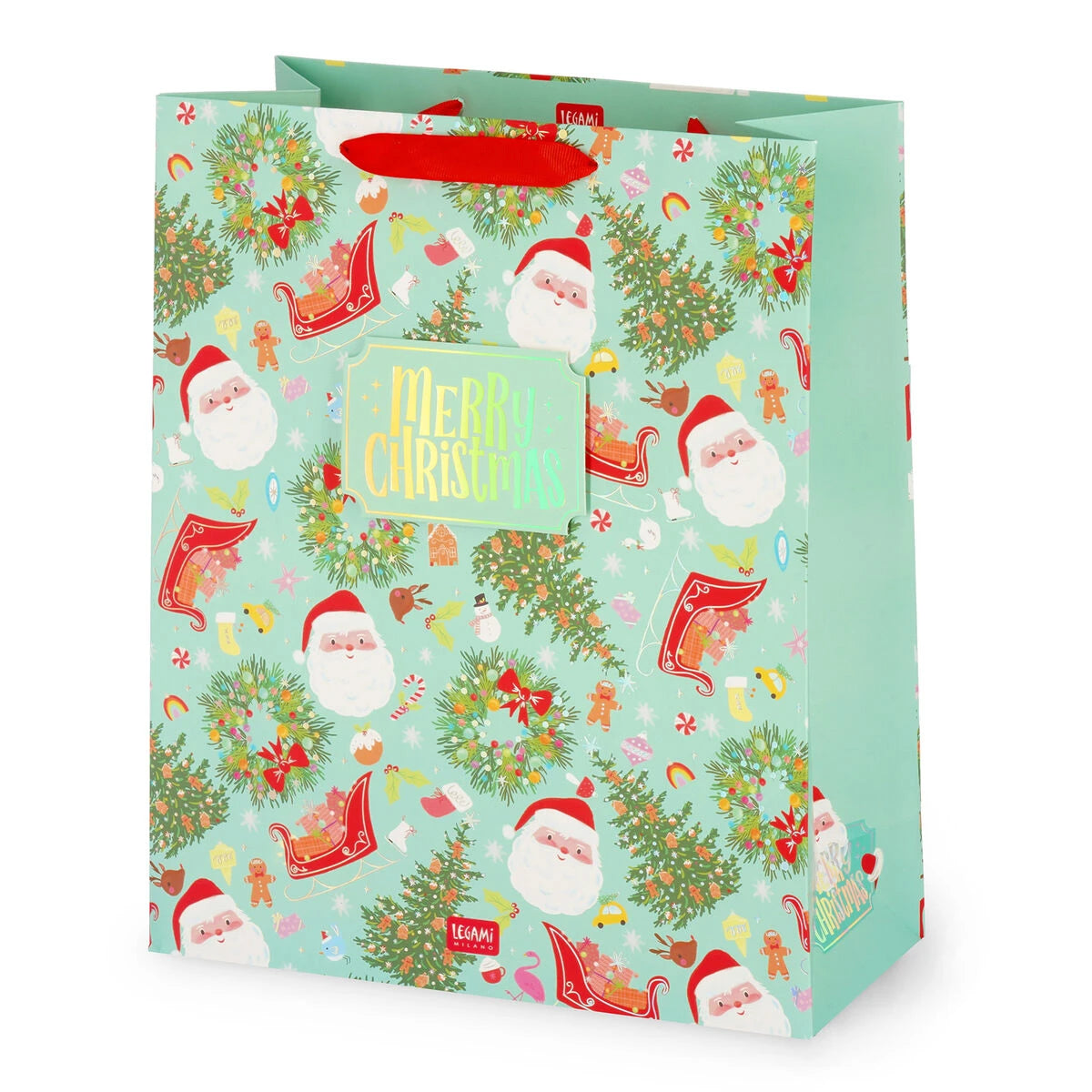 Legami - Wreath Christmas Gift Bag - Large
