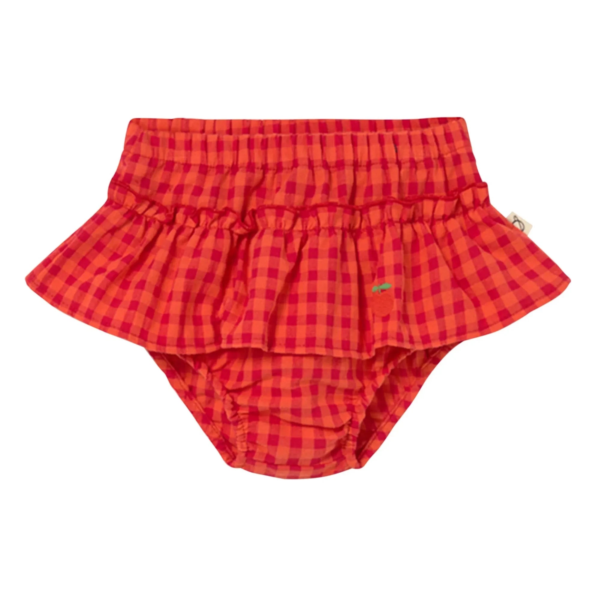Cozmo - Coral Checkered Bloomer | Red